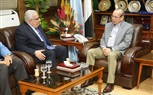 بالصور..محافظ كفر الشيخ يستقبل رئيس هيئة التأمين الصحي