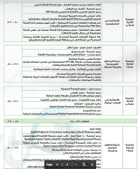 ننشر اجندة مؤتمر مصر تستطيع بالاستثمار قبل ساعات من انطلاقه ننشر اجندة مؤتمر مصر تستطيع بالاستثمار قبل ساعات من انطلاقه