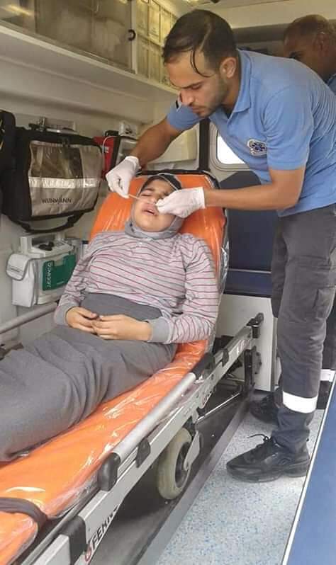 الصور.. إصابة 36 طالبة بمدرسة السلام فى الإسماعيلية باختناق بسبب حريق قمامة