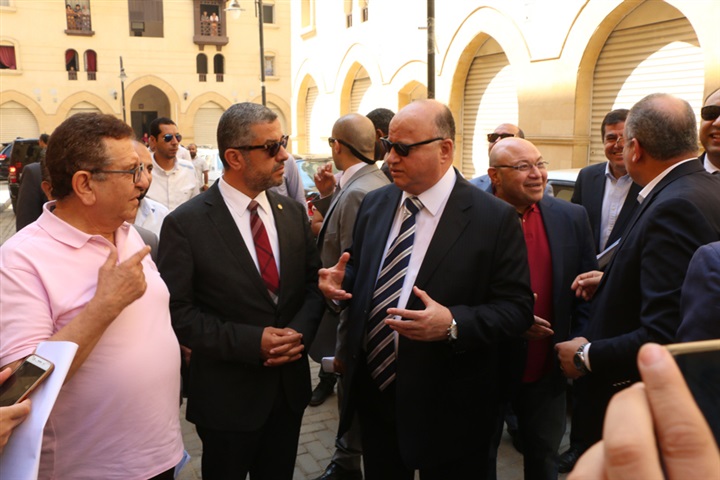 محافظ القاهرة يتفقد مشروع روضة السيدة زينب 