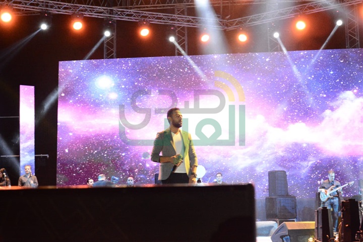 بالصور .. تامر عاشور يشعل اضخم حفلات الجامعة المصرية الصينية بالمنارة بالصور .. تامر عاشور يشعل اضخم حفلات الجامعة المصرية الصينية بالمنارة