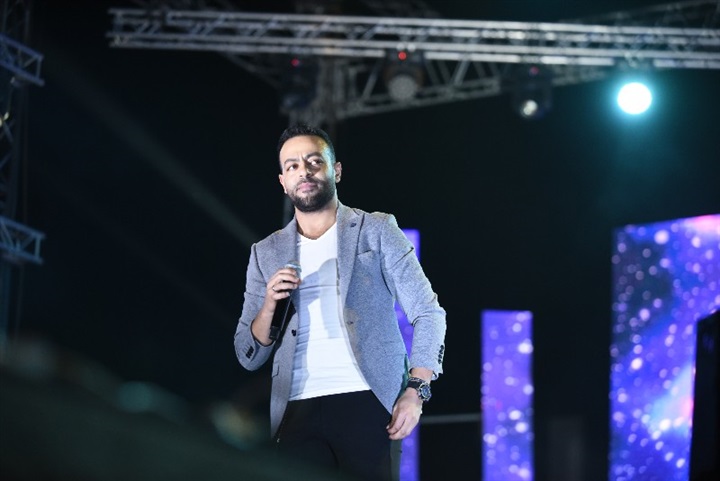 تامر عاشور وعدويه والليثي والعسيلي يتألقون بحفل المناره تامر عاشور وعدويه والليثي والعسيلي يتألقون بحفل المناره