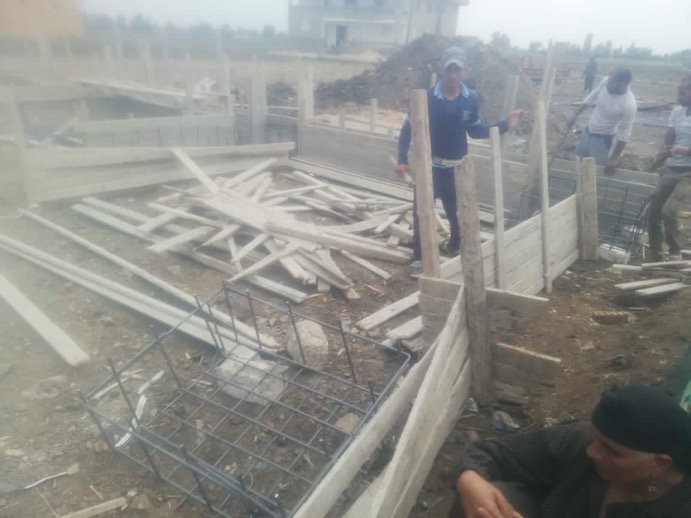 بالصور.. ازالة تعديات علي أرضِ زراعية في كفر الشيخ