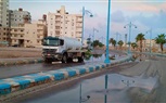 محافظ مطروح:  تكثيف الجهود لازالة تجمعات مياه الامطار بجميع المناطق بالمحافظة 
