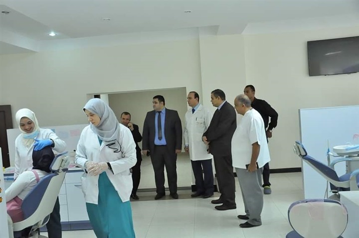 بالصور.. وفد أفضل "جامعة" يزور كفر الشيخ لتفقد المباني والكليات