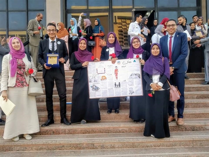 بالصور.. تمريض جامعة كفر الشيخ يحقق المركز الأول في مسابقتي البحث العلمي و"الركن" الفني بطنطا 