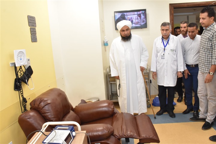 الحبيب علي الجفري يضع بصمة الدعم لمستشفي شفاء الأورمان لعلاج الأورام بالأقصر بزيارة مبهجة وإستقبال حافل من المرضي 