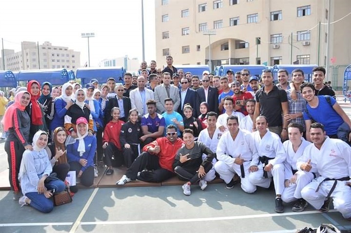بالصور.. وفد سنغافوري يزور جامعة كفر الشيخ لبحث التعاون العلمي والرياضي