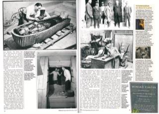 خبر افتتاح معرض الملك توت عنخ آمون يتصدر الصفحات الأولي للجرائد والمجلات البريطانية