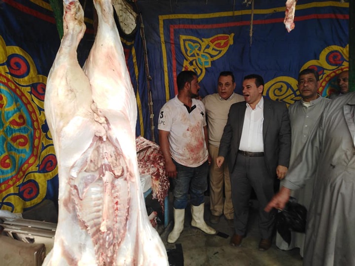 بالصور.. طرح لحوم بلدية بسعر 60 جنيها للكيلو بكفر الشيخ