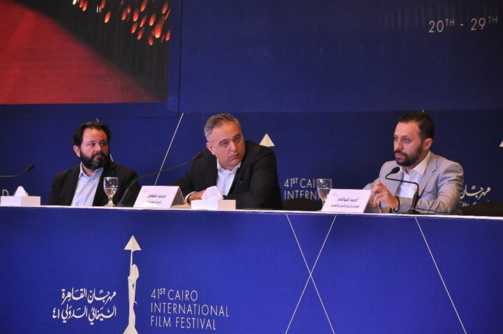 بحضور رئيس المهرجان.. مؤتمر للإعلان عن تفصيل مهرجان القاهره السينمائي الدولي للدوه ٤١ بحضور رئيس المهرجان.. مؤتمر للإعلان عن تفصيل مهرجان القاهره السينمائي الدولي للدوه ٤١