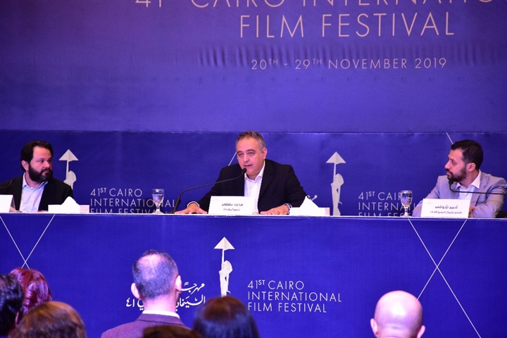 بحضور رئيس المهرجان.. مؤتمر للإعلان عن تفصيل مهرجان القاهره السينمائي الدولي للدوه ٤١ بحضور رئيس المهرجان.. مؤتمر للإعلان عن تفصيل مهرجان القاهره السينمائي الدولي للدوه ٤١