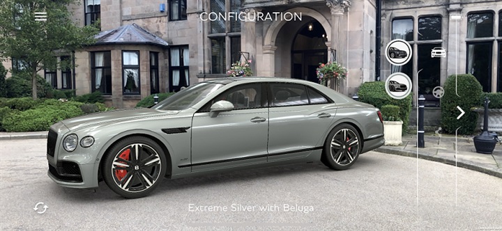 Bentley تطلِق تطبيق واقع معزَّز لاستعراض Flying Spur الجديدة Bentley تطلِق تطبيق واقع معزَّز لاستعراض Flying Spur الجديدة