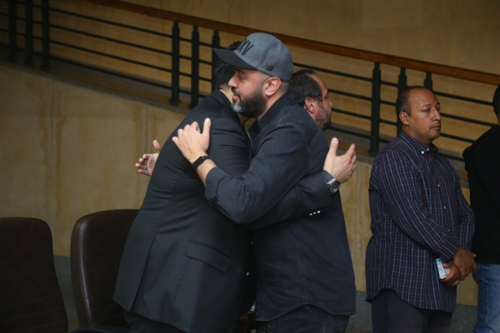 أحمد حلمي والسعدني وعمرو يوسف ونجوم الفن في عزاء والد أكرم حسني أحمد حلمي والسعدني وعمرو يوسف ونجوم الفن في عزاء والد أكرم حسني