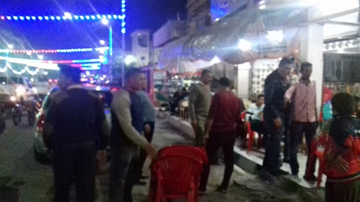 بالصور.. حملة ليليلة لإزالة الإشغالات بشوارع شرق مدينة كفر الشيخ