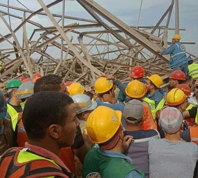 بالصور.. مصرع 4 عمال وإصابة 3 أثر سقوط برج كهرباء بالوراق بالصور.. مصرع 4 عمال وإصابة 3 أثر سقوط برج كهرباء بالوراق