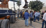 سكرتير عام الإسكندرية يتابع موقع كسر ماسورة مياه بسموحة