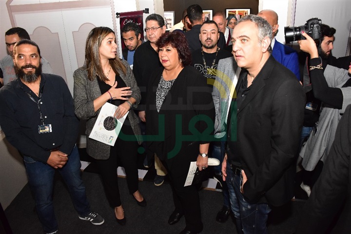 بالصور.. وزيرة الثقافة والهام شاهين ولبلبة تفتتح معرض "القاهرة.. أحبك" بمهرجان القاهرة بالصور.. وزيرة الثقافة والهام شاهين ولبلبة تفتتح معرض "القاهرة.. أحبك" بمهرجان القاهرة