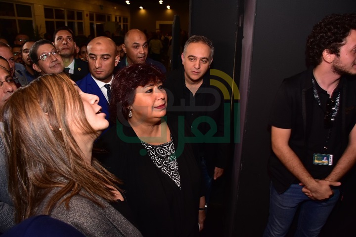 بالصور.. وزيرة الثقافة والهام شاهين ولبلبة تفتتح معرض "القاهرة.. أحبك" بمهرجان القاهرة بالصور.. وزيرة الثقافة والهام شاهين ولبلبة تفتتح معرض "القاهرة.. أحبك" بمهرجان القاهرة