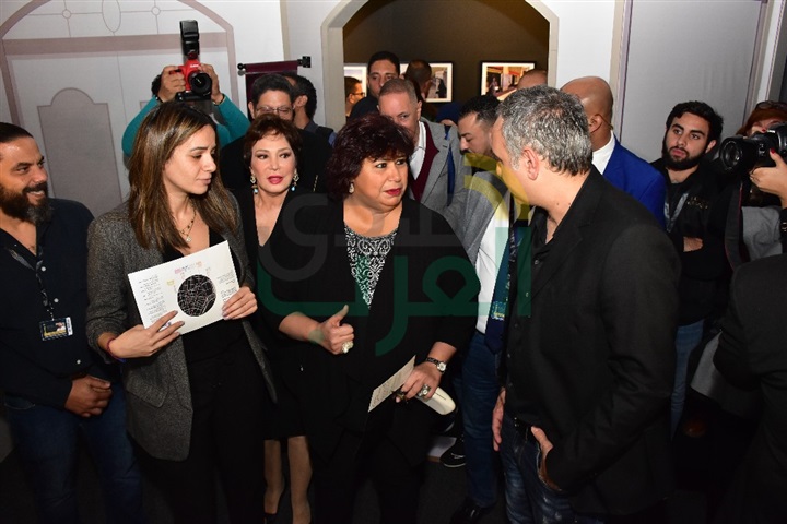 بالصور.. وزيرة الثقافة والهام شاهين ولبلبة تفتتح معرض "القاهرة.. أحبك" بمهرجان القاهرة بالصور.. وزيرة الثقافة والهام شاهين ولبلبة تفتتح معرض "القاهرة.. أحبك" بمهرجان القاهرة