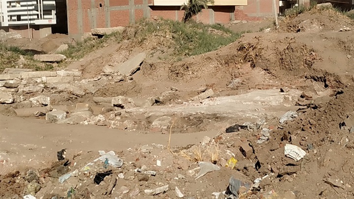 العثور على معبد أثرى بمنطقة الآثار ببنها