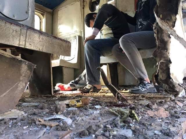 إحتكاك جرار زراعي بقطار ركاب المنصورة المطرية وتم نقل المصابين للمستشفي إحتكاك جرار زراعي بقطار ركاب المنصورة المطرية وتم نقل المصابين للمستشفي