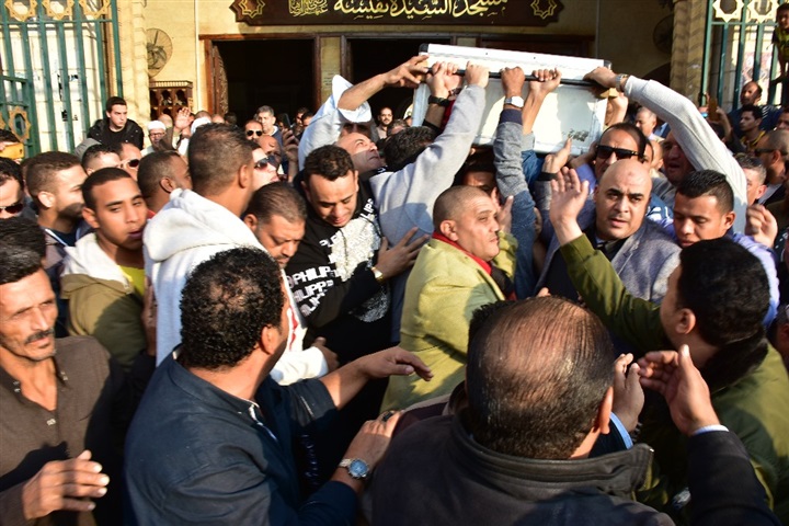 تشييع جثمان شعبان عبد الرحيم ومحمد خيري تشييع جثمان شعبان عبد الرحيم ومحمد خيري