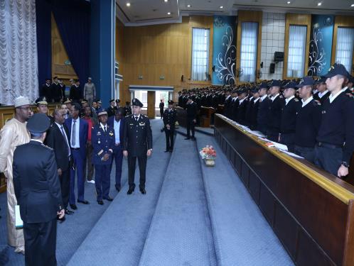 أكاديمية الشرطة والمعهد القومى لتدريب القوات الخاصة يستقبلان وزير الدفاع بجمهورية تشاد والوفد المرافق له