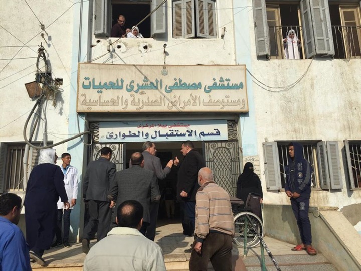 محافظ كفر الشيخ يتفقد الأعمال الإنشائية لمستشفى بيلا المركزي ويطمئن على المرضي بالحميات