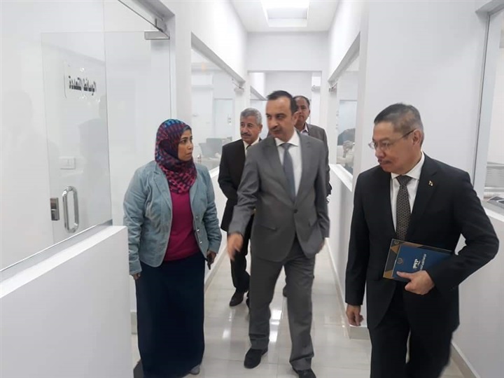إليخاندرو ميندوزا سفير دولة بنما بالقاهرة يتفقد ديوان عام محافظة بورسعيد ومتحف النصر الحديث 