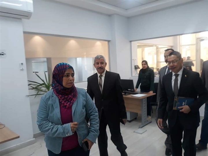 إليخاندرو ميندوزا سفير دولة بنما بالقاهرة يتفقد ديوان عام محافظة بورسعيد ومتحف النصر الحديث 