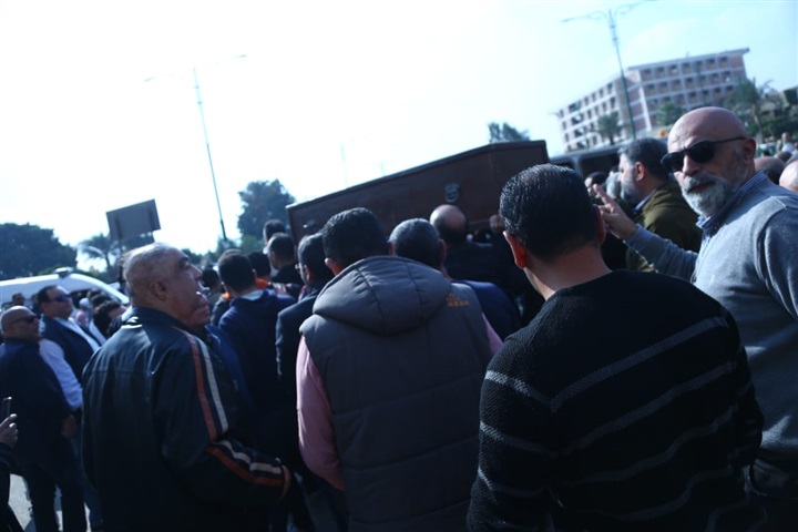 جنازة ياسر زايد بحضور نقيب المهن التمثيلية 