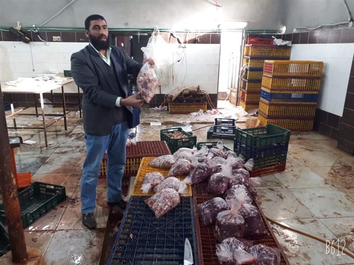 بالصور.. ضبط 200 كيلو «كبد وقوانص» مجهولة المصدرر في بيلا بكفر الشيخ