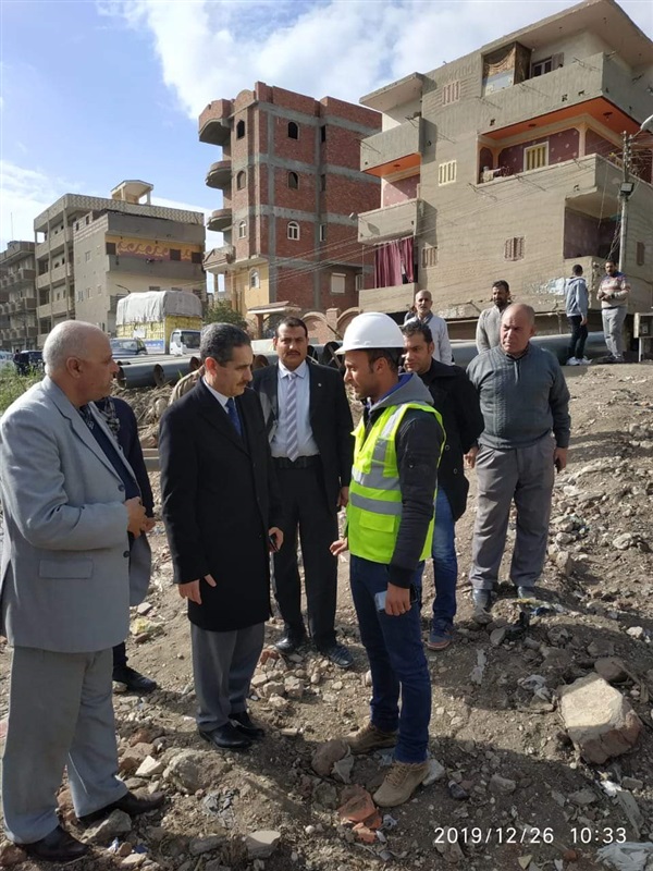 محافظ الغربية في جولة ميدانية مفاجئة على مركزى زفتى والسنطة لمتابعة المشروعات الجارية وأعمال تأمين الكنائس