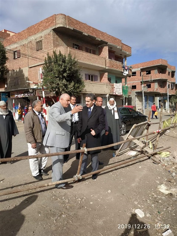 محافظ الغربية في جولة ميدانية مفاجئة على مركزى زفتى والسنطة لمتابعة المشروعات الجارية وأعمال تأمين الكنائس