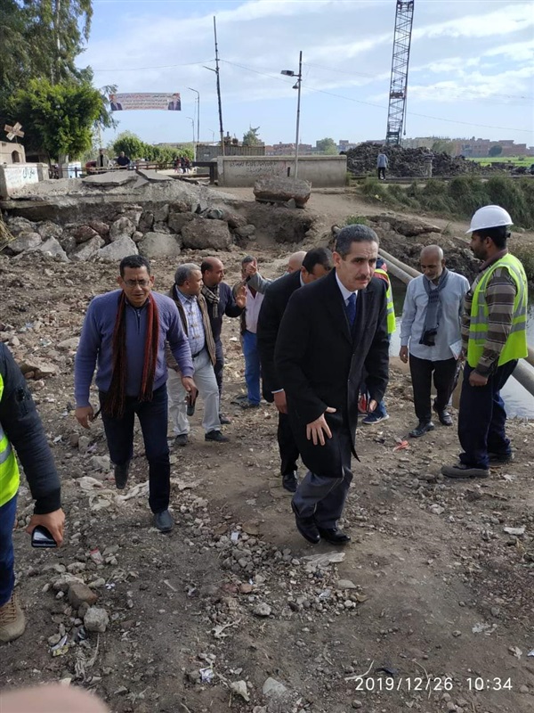 محافظ الغربية في جولة ميدانية مفاجئة على مركزى زفتى والسنطة لمتابعة المشروعات الجارية وأعمال تأمين الكنائس