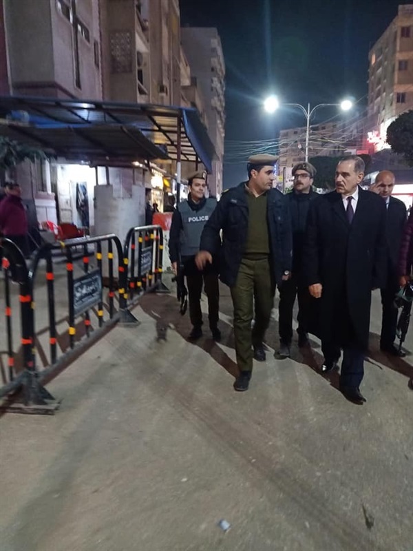 بالصور.. محافظ كفر الشيخ يشيد بدور الأمن في حماية الكنائس خلال احتفالات رأس السنة وعيد الميلاد 
