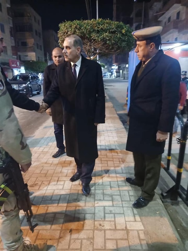 بالصور.. محافظ كفر الشيخ يشيد بدور الأمن في حماية الكنائس خلال احتفالات رأس السنة وعيد الميلاد 