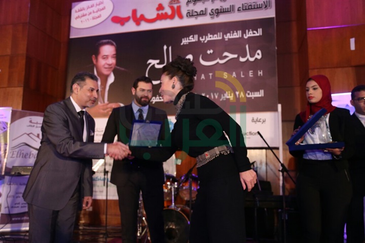 بالصور تكريم عمرو يوسف وانوشكا وتامر حبيب في مجله الشباب بالاهرام بالصور تكريم عمرو يوسف وانوشكا وتامر حبيب في مجله الشباب بالاهرام