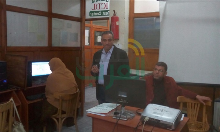 بالصور.. وكيل تعليم القليوبية يتفقد تدريبات برنامج المنحة الهندية (MICIT)