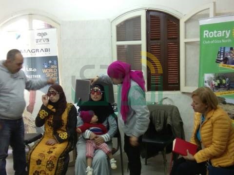 بالصور..روتاري جيزة نورث ينظم قافلة طبية للفيوم