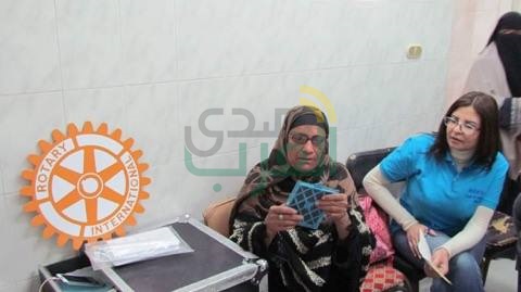 بالصور..روتاري جيزة نورث ينظم قافلة طبية للفيوم
