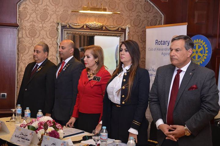 بروتوكول تعاون بين نادى روتارى اجورا وكلية طب الأسنان بالإسكندرية