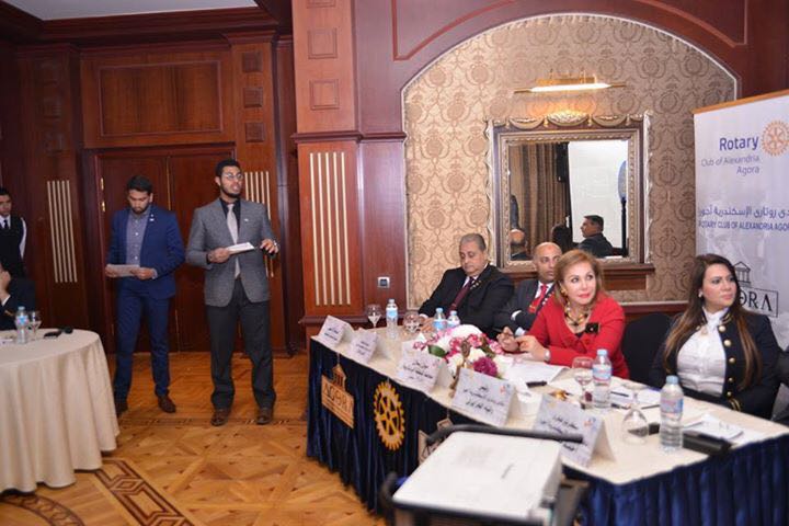 بروتوكول تعاون بين نادى روتارى اجورا وكلية طب الأسنان بالإسكندرية