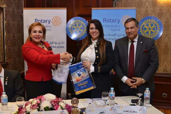بروتوكول تعاون بين نادى روتارى اجورا وكلية طب الأسنان بالإسكندرية