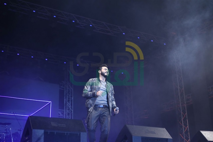  بالصور.. حفل تامر حسنى فى بورتو شرم  