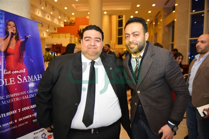 بالصور.. ‎تألق كارول سماحه على مسرح جامعة مصر  