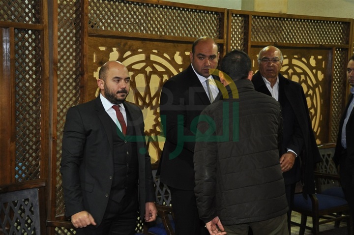 بالصور..  عزاء والد المطرب محمود العسيلى 