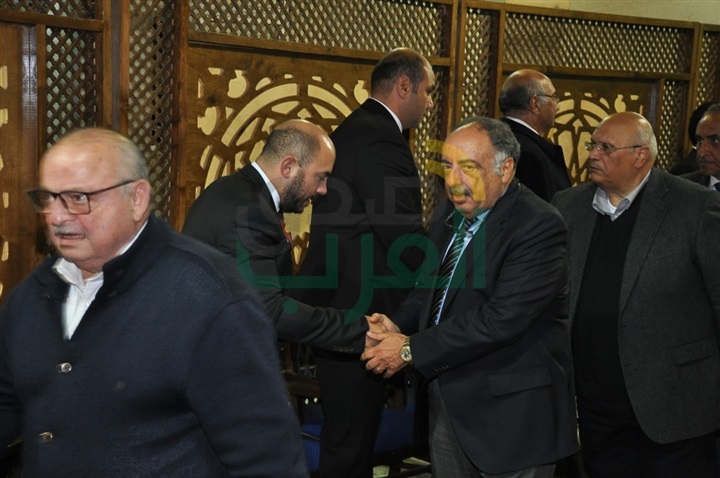 بالصور..  عزاء والد المطرب محمود العسيلى 