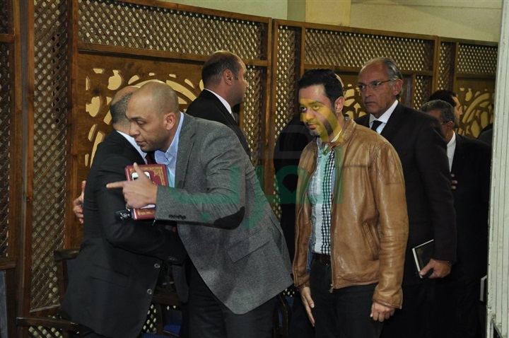 بالصور..  عزاء والد المطرب محمود العسيلى 